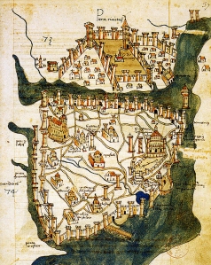 Map_of_Constantinople_(1422)_by_Florentine_cartographer_Cristoforo_Buondelmonte